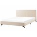 Beliani Cama con somier Poliéster AMBASSADOR 192x216 Beige