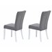 Pack de 2 sillas de comedor BRIGHTON Pack de 2 sillas de comedor BRIGHTON Gris Claro