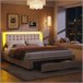Cama, cajón, LED, USB, bolsa de almacenamiento. 185x203 Cama, cajón, LED, USB, bolsa de almacenamiento. 185x203 Beige