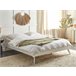 Beliani Cama con somier MDF BERRIC 187x202 Blanco