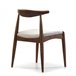 Juego de mesa y 4 sillas de comedor Corzo 80x80 Nogal
