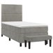 Cama box spring 100x200 Azul