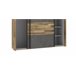 Armario RICCIANO puertas correderas 230x215cm roble Roble