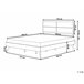 Beliani Cama con somier MDF POISSY 167x202 Gris