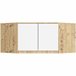 Altillo para armario AKORD S100 100 Natural/ Blanco