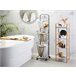 Beliani Estante de baño pequeño AYAPAL Gris
