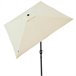 Sombrilla para jardín cuadrada 300x300 cm inclinable Aktive Crema