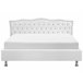 Beliani Cama con almacenaje Piel sintética METZ 212x215 Blanco