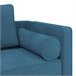 Sofá diván con cojines Azul