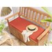 Beliani Cojín de asiento VIVARA 108x45 Rojo