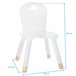 Mesa Infantil Douceur Melamina con Silla a Juego Blanco/ Madera