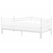 Beliani Cama con somier Metal TULLE 92x209 Blanco
