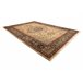 Alfombra KESHAN franjas Rosetón oriental 7519/53555 80x145 Marron