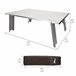 Aktive Mesa plegable pequeña camping aluminio ultraligera Gris