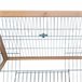 Jaula para Conejos Madera de Abeto, Metal PawHut Marron