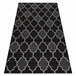 Alfombra de cuerda sisal FLOORLUX 20607 Espaldera marroquí 240x330 Negro