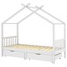 Estructura De Cama Infantil 206x97 Blanco