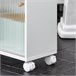 Estantería auxiliar con 2 Puertas para Baño BZR117-W SoBuy Blanco