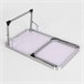 Aktive Mesa plegable pequeña camping antivuelco y ultraligera Beige