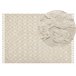 Beliani Alfombra de pelo corto AKSARAY 140x200 Beige