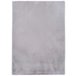 Alfombra lisa lavable de pelo alto FOX - ATTICGO 80x150 Plateado