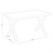 Mesa de comedor X-Loft 140 140x80 Roble