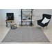 Alfombra SENSE MICRO 81249 Zigzag Etno 80x150 Gris Oscuro