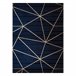 Alfombra EMERALD exclusivo 1013 glamour 120x170 Azul