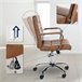 Silla de oficina - Ashland - Simil cuero Marron Claro