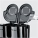 Cafetera de filtro dúo con 2 jarras termo, 2 x aprox. Severin KA 9315 - 2 x 1000 W Negro