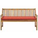 Beliani Banco Madera de acacia con certificado FSC® VIVARA 160x61 Rojo