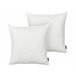 Beliani Cojín decorativo SENECIA 45x45 Blanco