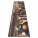 Alfombra lavable ANDRE 1156 Especias para la cocina Marron