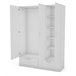 Armario OSLO puertas batientes y 2 cajones144x200cm blanco Blanco