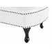 Beliani Chaise longue derecho Piel sintética NIMES Beliani Chaise longue derecho Piel sintética NIMES Blanco
