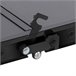 Aktive Mesa plegable camping ajustable en altura y antideslizante Negro