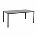 Set de jardín ARDEN con mesa y 6 sillas color gris Gris Oscuro