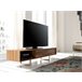 ANGEL CERDA Mueble TV nogal patas acero Nogal