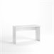 Mesa de estudio OSLO color  blanco Blanco