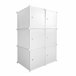 Armario Vestidor Cube Personalizable Boxed Basic Nyana Home 6 Cubos 75 Blanco