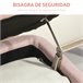 Banco de Almacenaje Poliéster, Espuma HOMCOM Rosa