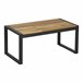 Conjunto de muebles de jardin Calciano 4 piezas ratán Natural