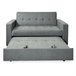 Sofá Cama de 2 Plazas modelo Vienna con Reposabrazos Gris