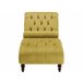 Beliani Chaise longue Terciopelo MURET Mostaza