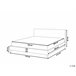 Beliani Cama con somier Terciopelo FITOU 170x214 Amarillo