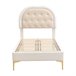 Marco de la cama 200x90 Beige