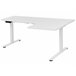 Beliani Escritorio ajustable DESTINES 160x109 Blanco