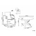 Beliani Conjunto de comedor MALETTO/COSOLETO Blanco/ Gris