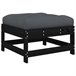Juego De Muebles De Jardín Negro/ Gris
