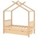 Estructura De Cama Infantil 146x77 Blanco